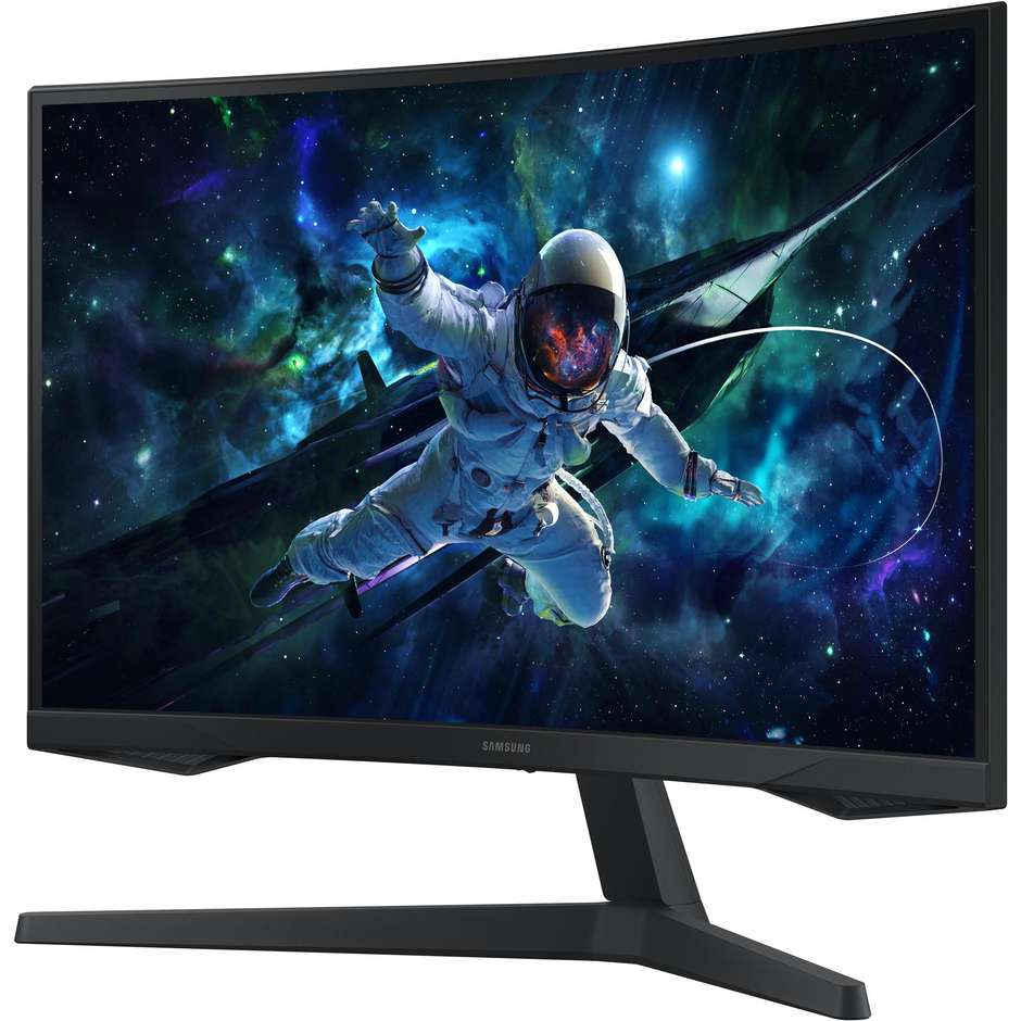 Samsung Odyssey G5 G55C Monitor Gaming Curvo 27" QHD 165Hz 1ms VA 1000R HDR10 FreeSync DisplayPort HDMI Nero (LS27CG552EUXEN)