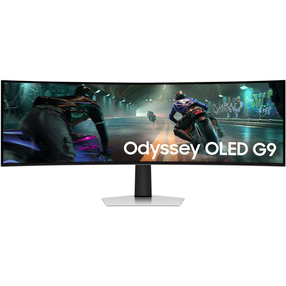 Samsung Odyssey OLED G9 G91SD Monitor Gaming 49" OLED Dual QHD Argento