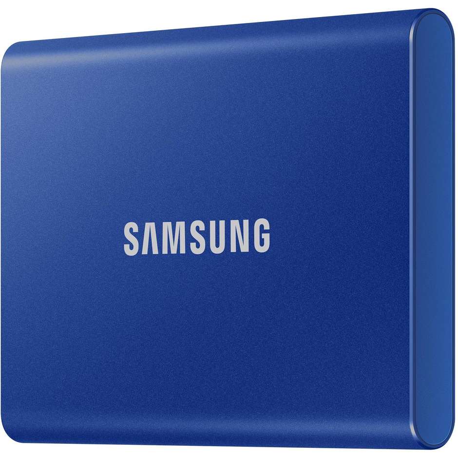 Samsung Portable SSD T7 1 TB USB 3.2 Gen 2 Scocca in Alluminio Indigo Blue (MU-PC1T0H)