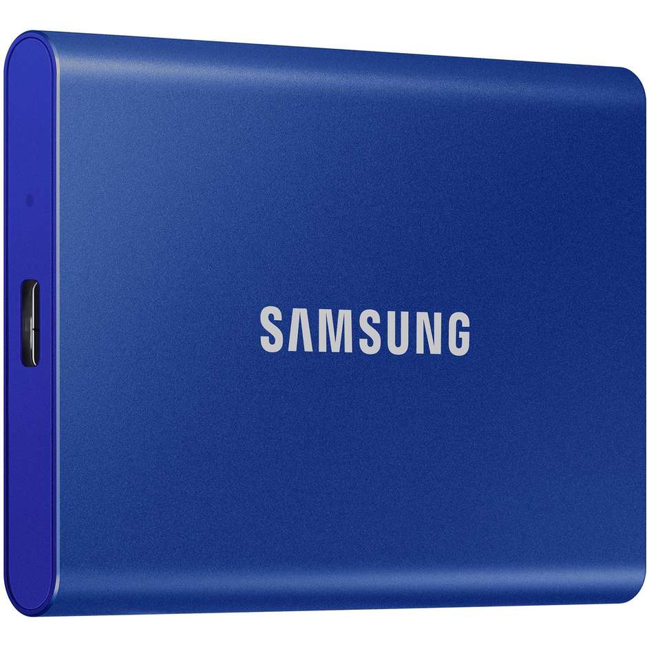 Samsung Portable SSD T7 1TB (MU-PC1T0H) SSD Esterno USB 3.2 Gen 2 1050 MB/s Alluminio Indigo Blue