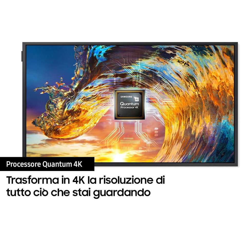 SAMSUNG QE32LS03TCKXZT Smart TV 32" QLED Full HD Tizen OS Colore Black