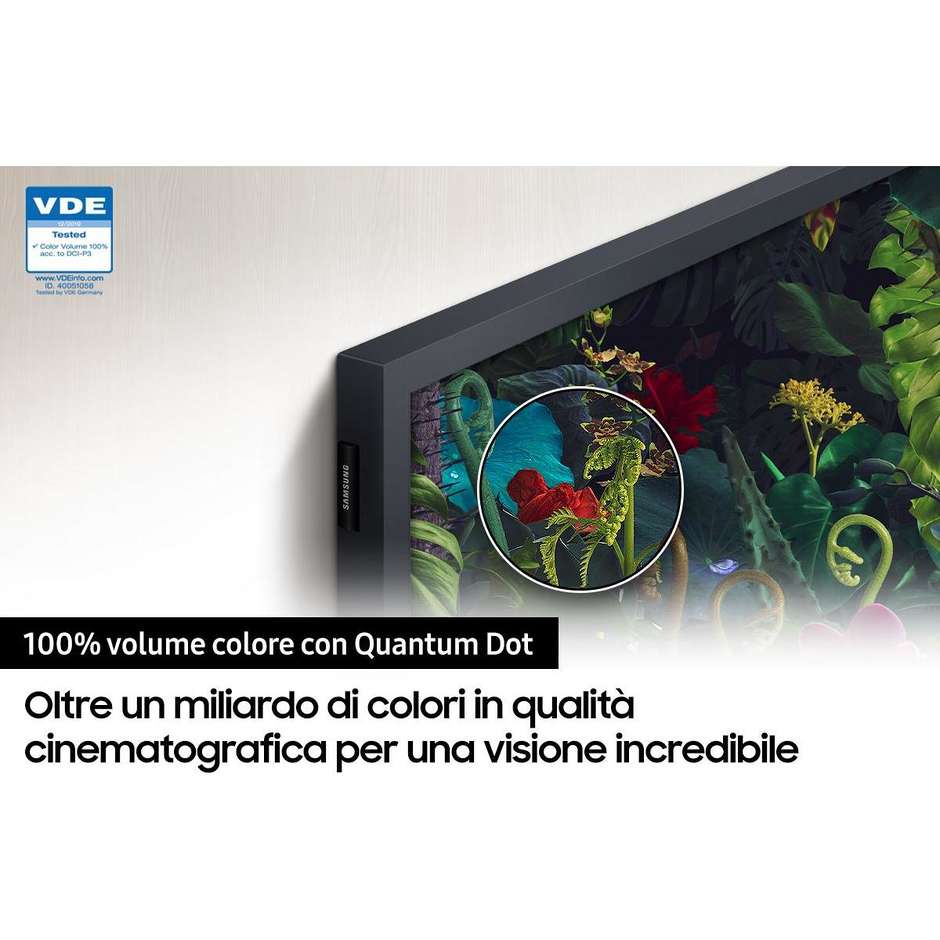 SAMSUNG QE32LS03TCKXZT Smart TV 32" QLED Full HD Tizen OS Colore Black