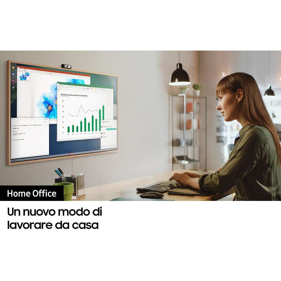 Samsung QE32LS03TCKXZT Smart TV QLED 32" Full HD Wi-Fi DVB-T2 Classe G Nero