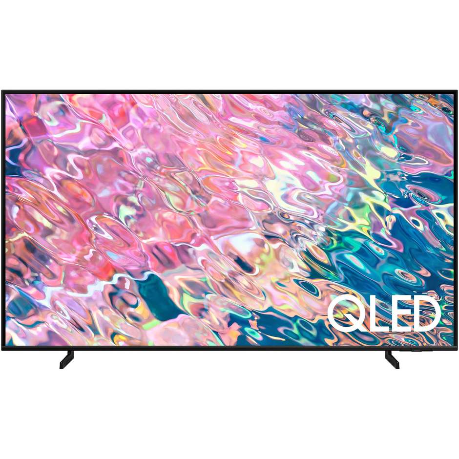 Samsung QE43Q60BAU Tv QLED 43" 4K Ultra HD Smart Tv Wi-Fi Classe G Colore cornice Nero