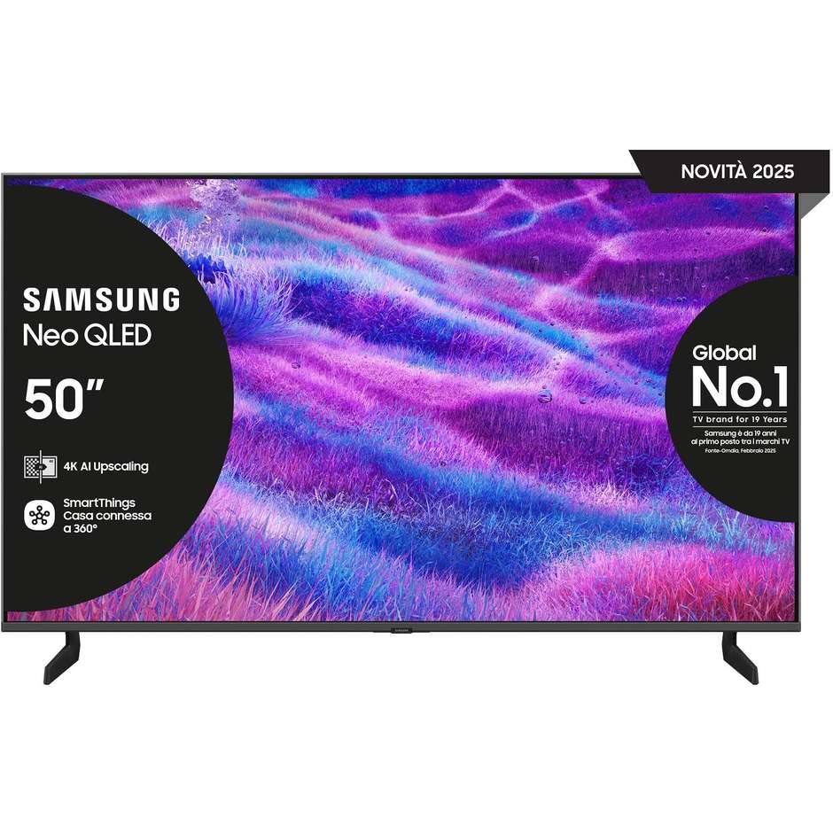 Samsung QE50QN80FAUXZT TV Neo QLED 50" 4K Ultra HD Smart TV Wi-Fi Classe G Colore Nero
