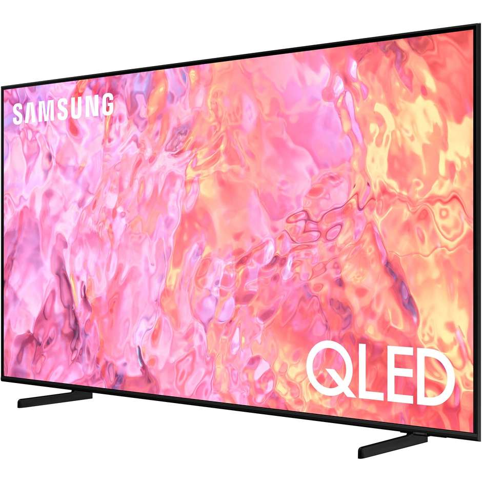 Samsung QE55Q60CAU TV QLED 55" 4K Ultra HD Smart TV Wi-Fi Classe F colore cornice nero