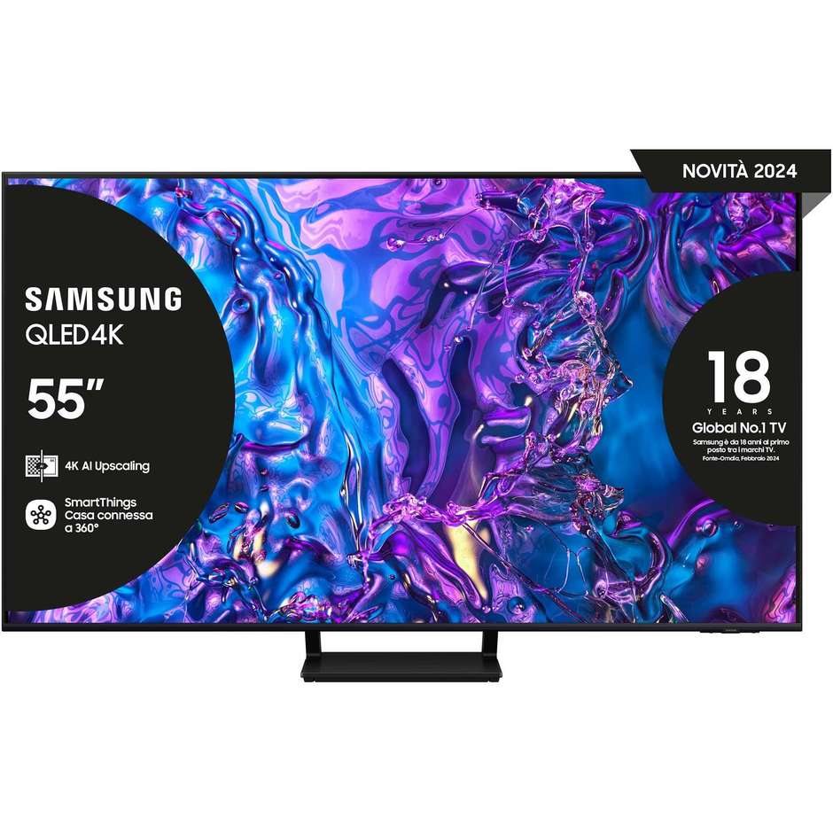 Samsung QE55Q70DATXZT TV LED 55" 4K Ultra HD Smart TV Wi-Fi Classe E colore cornice nero