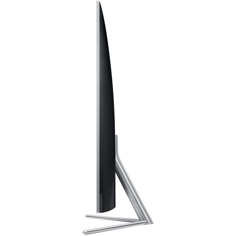 Samsung QE55Q7CAMT Tv QLED 55" curvo 4K Ultra HD Smart Tv Wi-fi classe B nero, argento