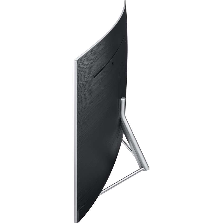 Samsung QE55Q7CAMT Tv QLED 55" curvo 4K Ultra HD Smart Tv Wi-fi classe B nero, argento