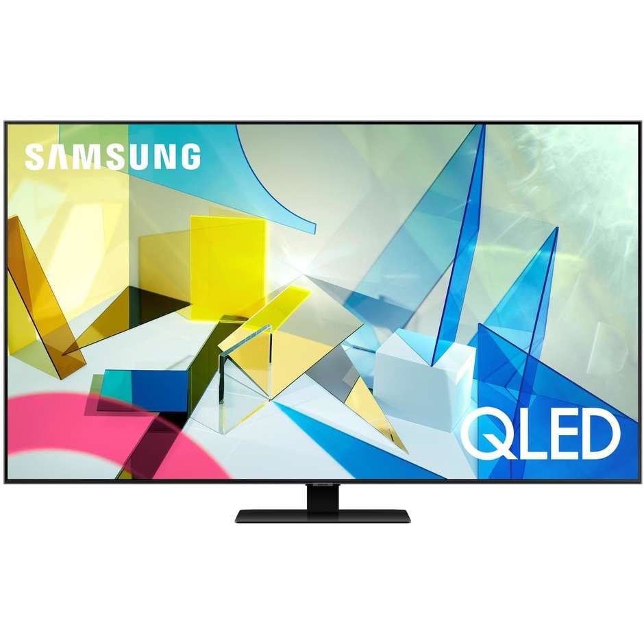 Samsung QE55Q80TATXZT Tv QLED 2020 55" 4K Ultra HD HDR Smart Tv Wifi classe B colore argento