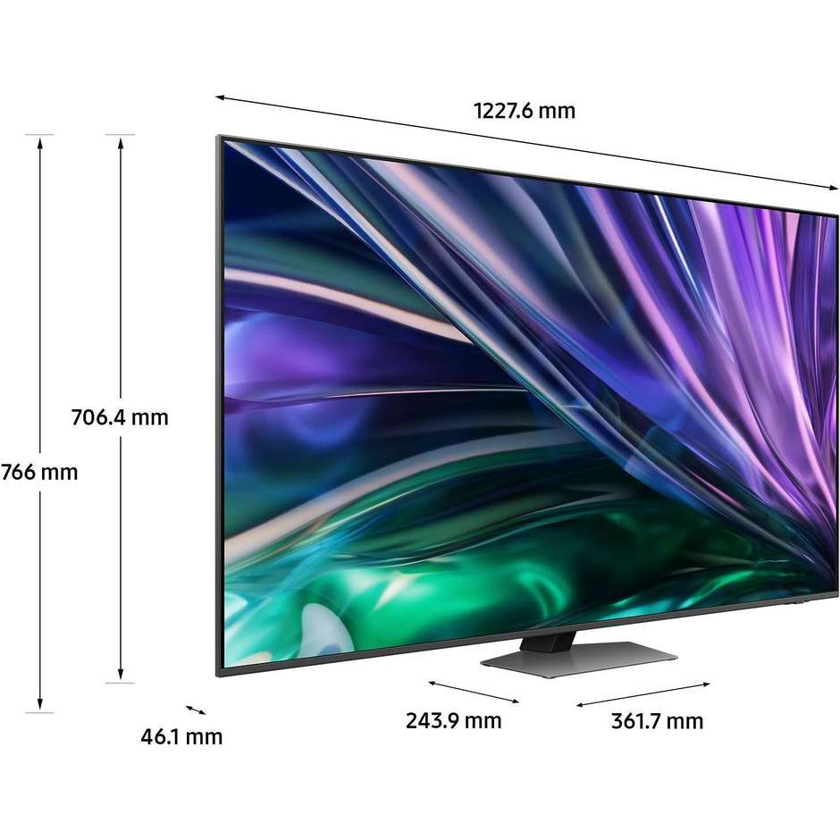 Samsung QE55QN85DBTXZT Smart TV QLED 55" 4K Ultra HD Wi-Fi DVB-T2 Classe G Nero