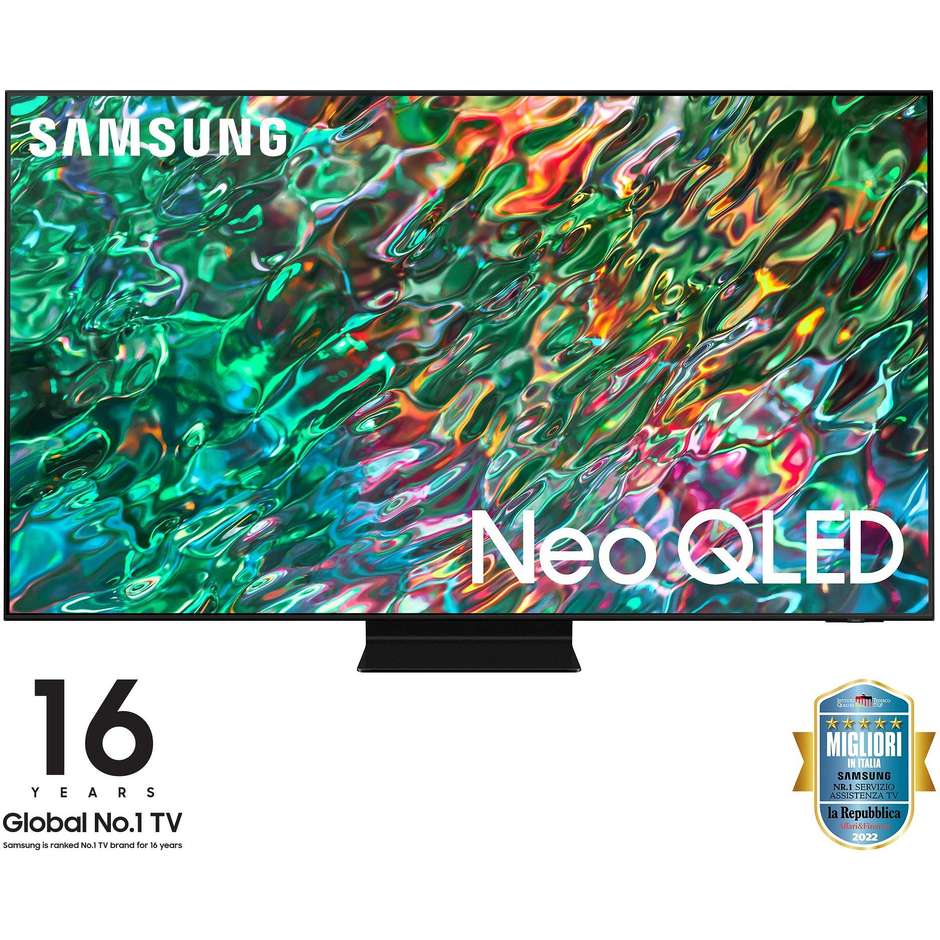 SAMSUNG QE55QN90BA Smart TV 55" Neo QLED 4K Ultra HD Tizen OS Colore Black