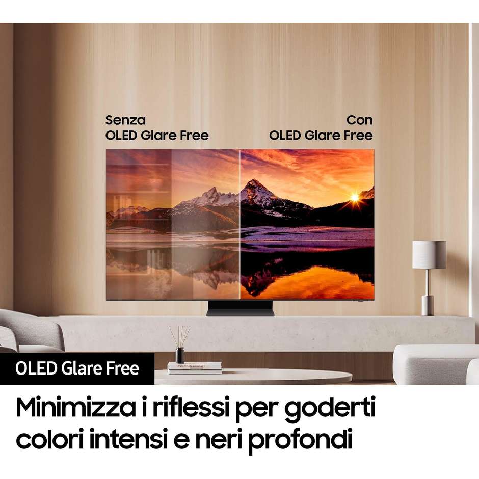 Samsung QE55S95DATXZT TV OLED 55" 4K Ultra HD Smart TV Wi-Fi Classe G Colore Graphite