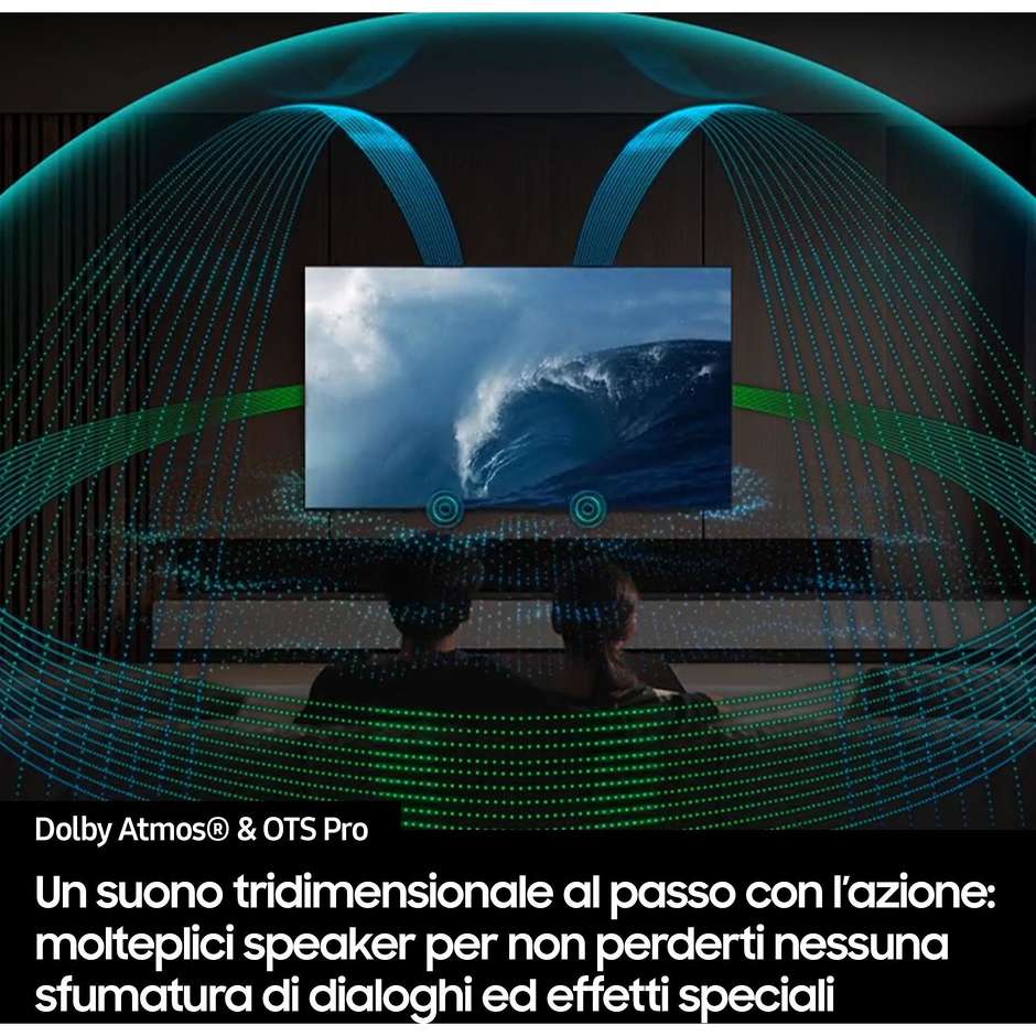 SAMSUNG QE55S95FATXZT Smart TV 55" OLED 4K Ultra HD Tizen OS Colore Black