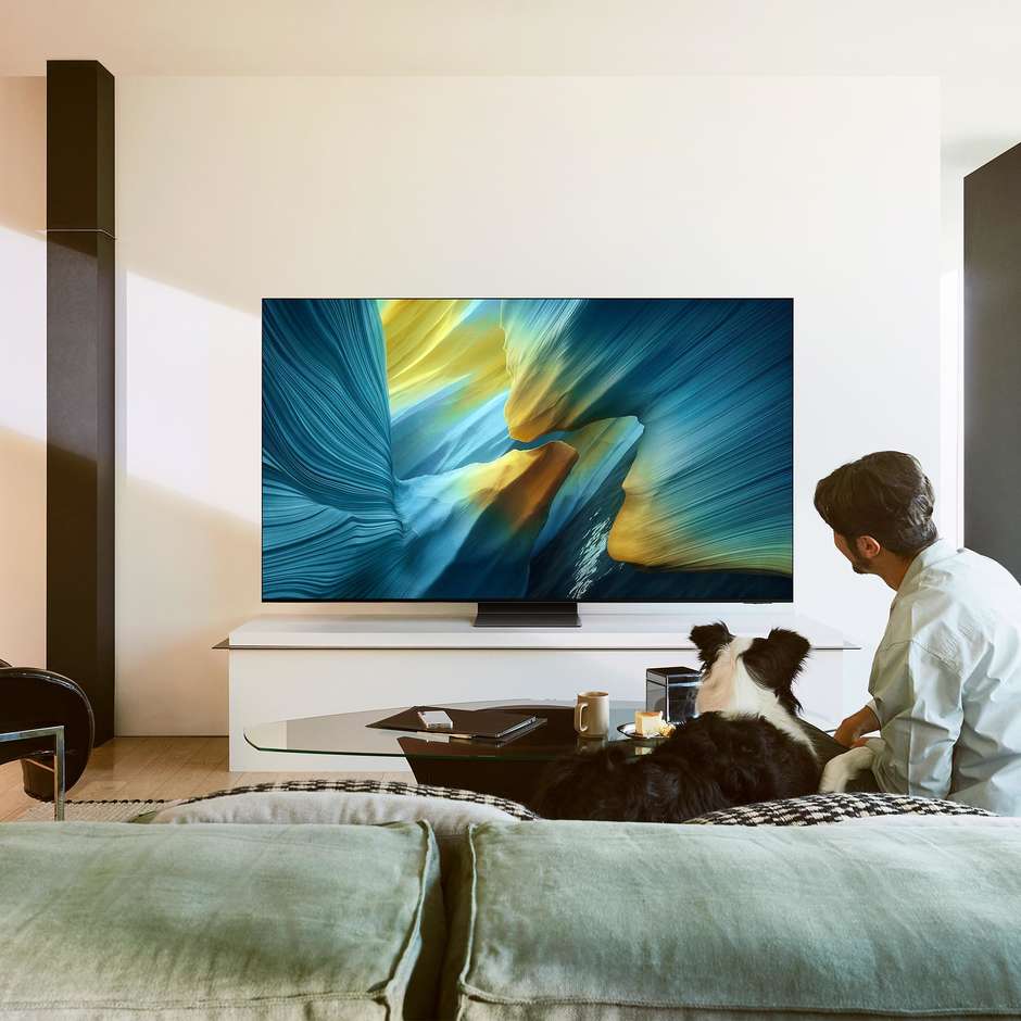 SAMSUNG QE55S95FATXZT Smart TV 55" OLED 4K Ultra HD Tizen OS Colore Black