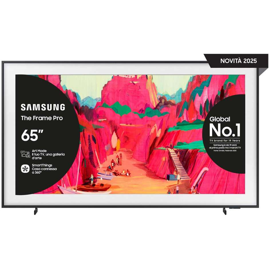 Samsung QE65LS03FWU TV QLED 65" 4K Ultra HD Smart TV Wi-Fi Classe G Colore Nero