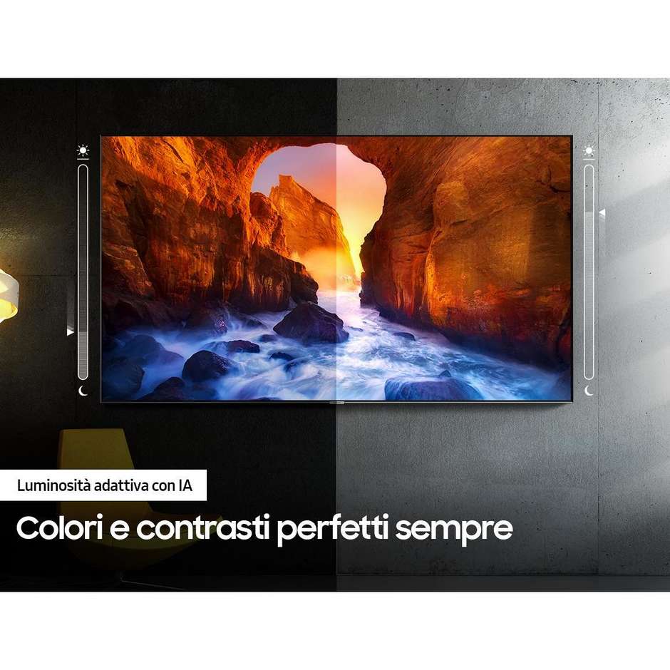 Samsung QE65Q70TCTXZT TV QLED 65'' 4K Ultra HD Smart TV Wi-Fi Classe G colore cornice nero