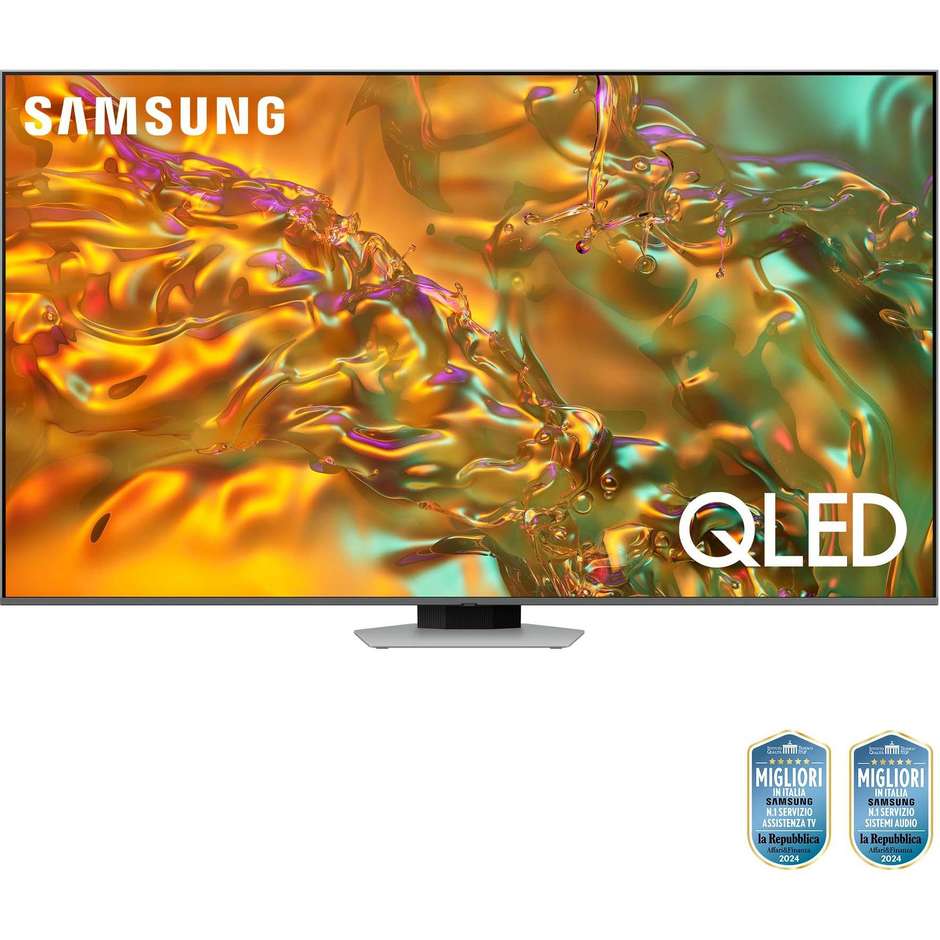 Samsung QE65Q80DATXZT TV QLED 65” 4K Ultra HD Smart TV Wi-Fi Classe G Colore Nero