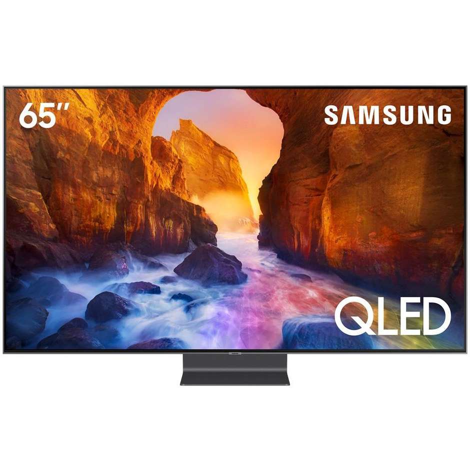 Samsung QE65Q90RATXZT Tv QLED 65" 4K Ultra HD HDR 2000 Smart Tv Wifi classe B colore argento