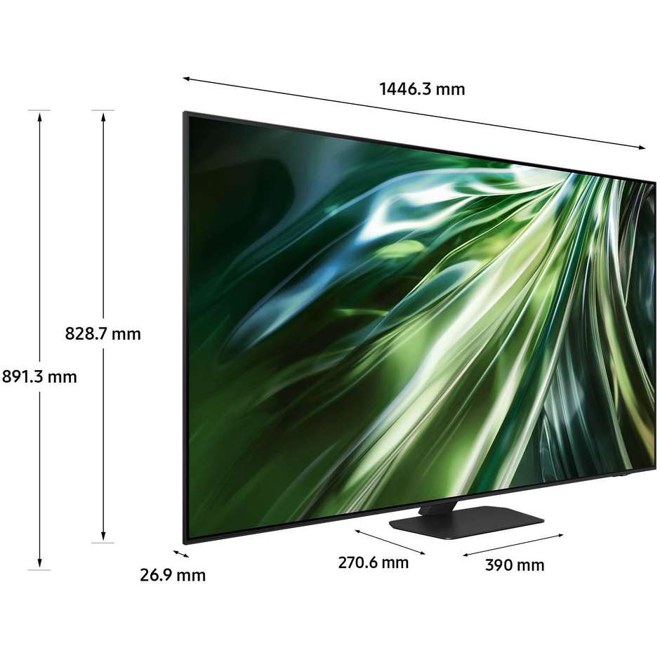 Samsung QE65QN90DATXZT TV Neo QLED 65" 4K Ultra HD Smart TV Wi-Fi Classe F Colore Nero