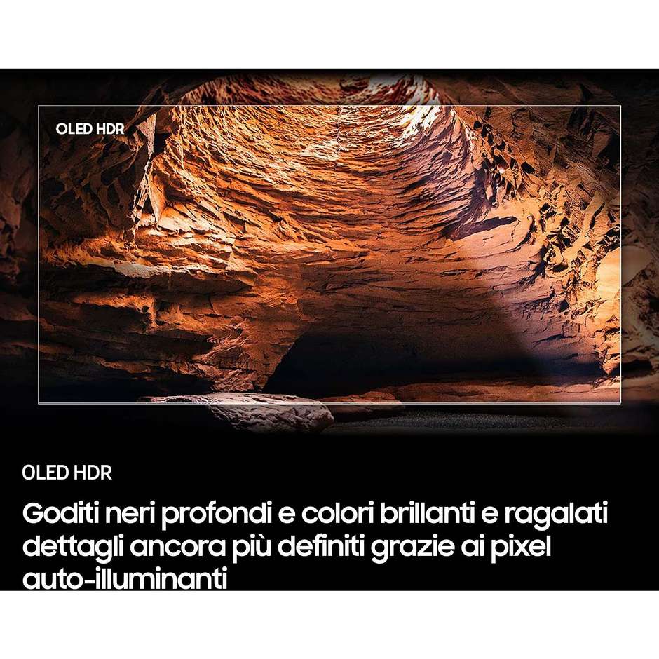 Samsung QE65S85FAEXZT TV OLED 65" 4k Ultra HD Smart TV Wi-Fi Classe F Colore Nero
