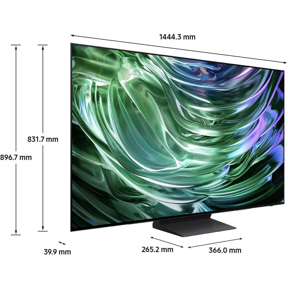 SAMSUNG QE65S90DATXZT Smart TV 65" OLED 4K Ultra HD Tizen OS Colore Black
