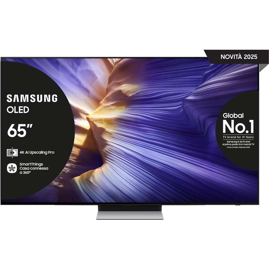 SAMSUNG QE65S90FATXZT Smart TV 65" OLED 4K Ultra HD Tizen OS Colore Black