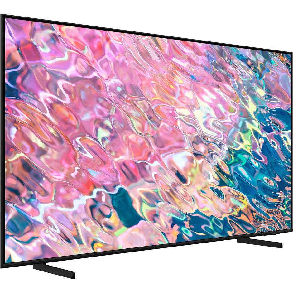 Samsung QE75Q60BAU Tv QLED 75" 4K Ultra HD Smart Tv Wi-Fi Classe E Colore cornice Nero