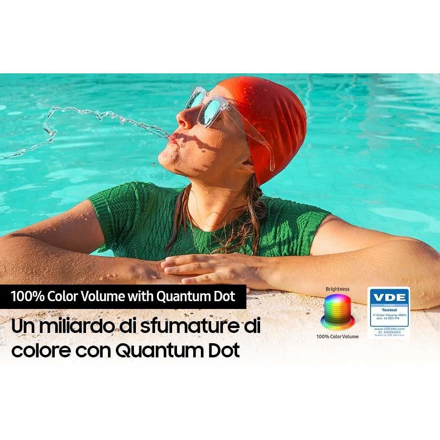 Samsung QE75Q60CAU TV QLED 75" 4K Ultra HD Smart TV Wi-Fi Classe D Colore Nero