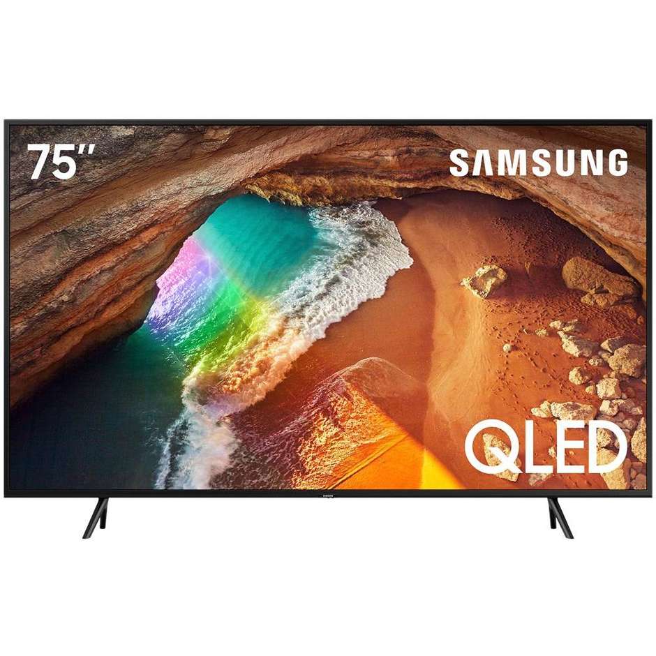 Samsung QE75Q60RATXZT Tv QLED 75" 4K Ultra HD Quantum HDR Smart Tv Wifi classe A colore nero