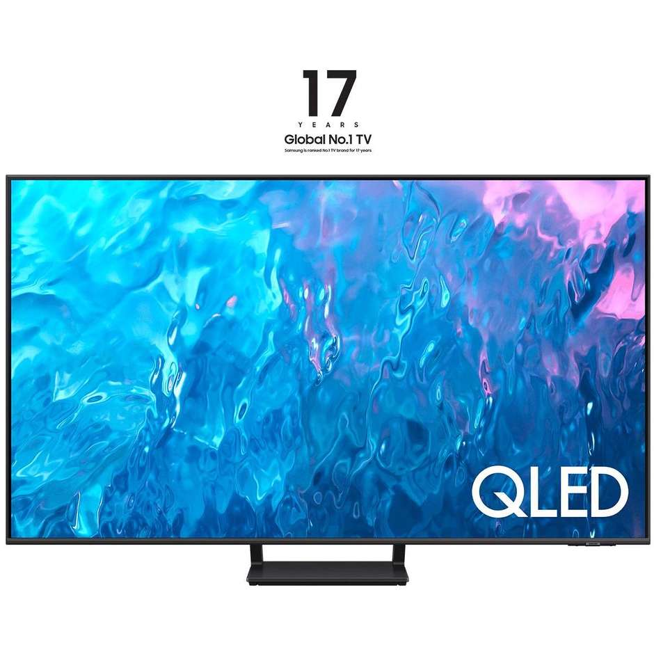 Samsung QE75Q70CATXZT TV QLED 75" 4K Ultra HD Smart TV Wi-Fi Classe F Colore Titanio
