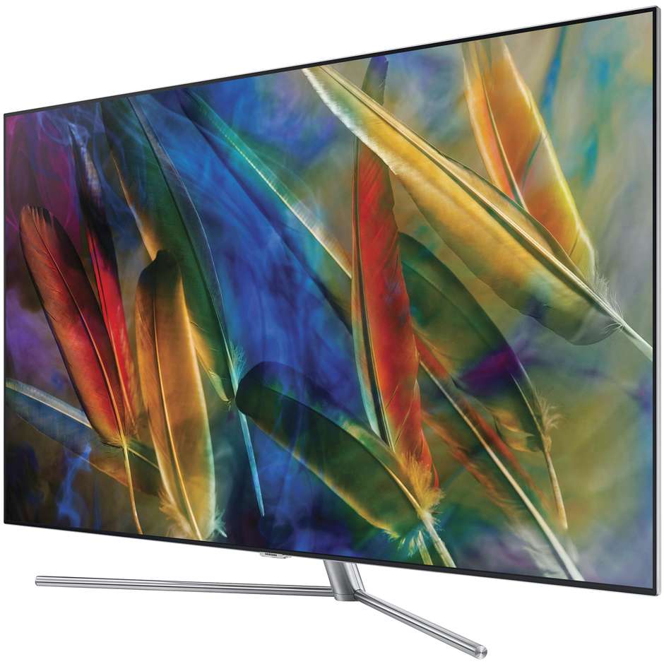 Samsung QE75Q7FAMTXZT Tv QLED 75" 4K Ultra HD Smart Tv Wi-fi classe A nero, argento