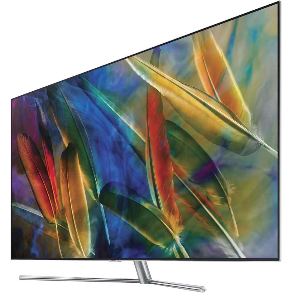 Samsung QE75Q7FAMTXZT Tv QLED 75" 4K Ultra HD Smart Tv Wi-fi classe A nero, argento