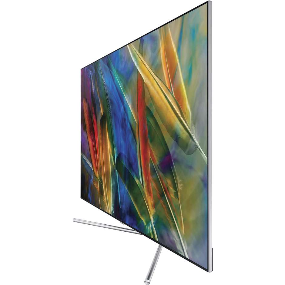Samsung QE75Q7FAMTXZT Tv QLED 75" 4K Ultra HD Smart Tv Wi-fi classe A nero, argento