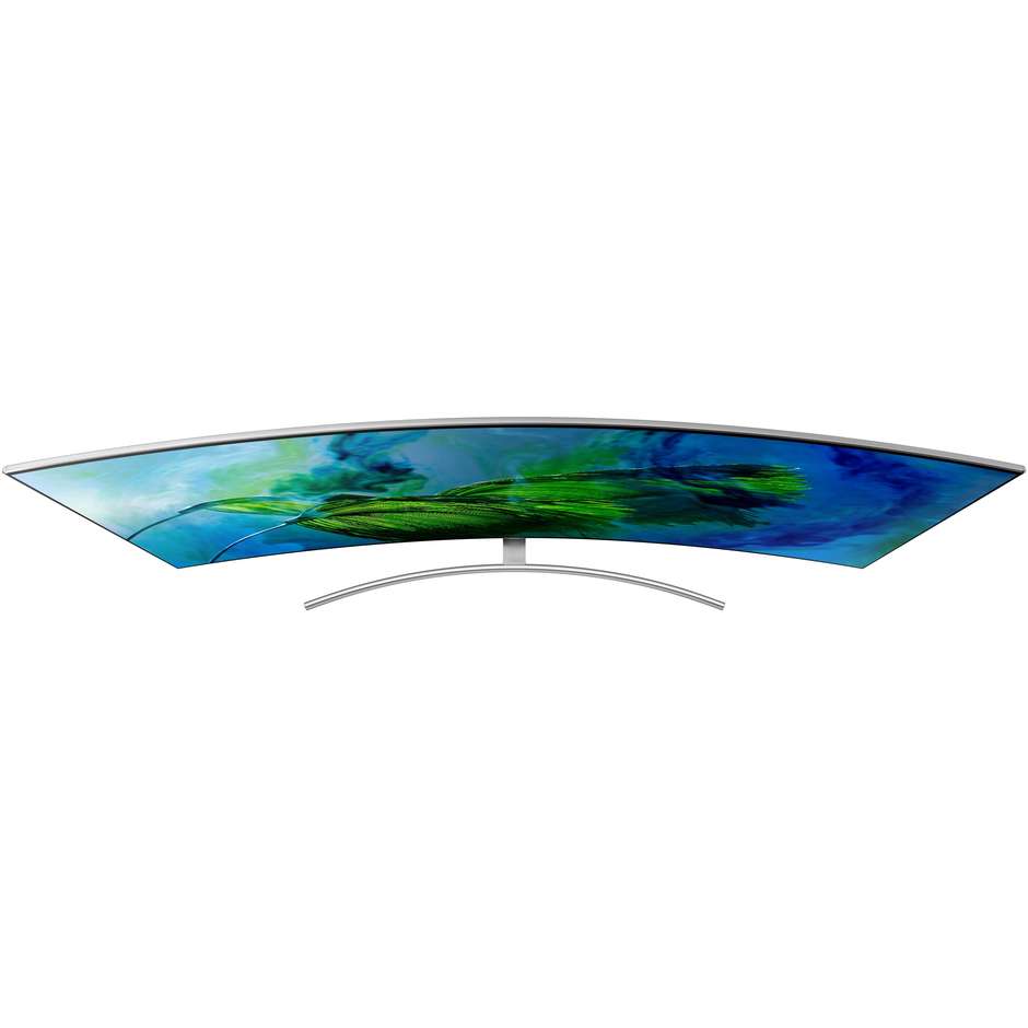 Samsung QE75Q8CAMTXZT Tv QLED 75" curvo 4K Ultra HD Smart Tv Wi-fi classe A colore argento