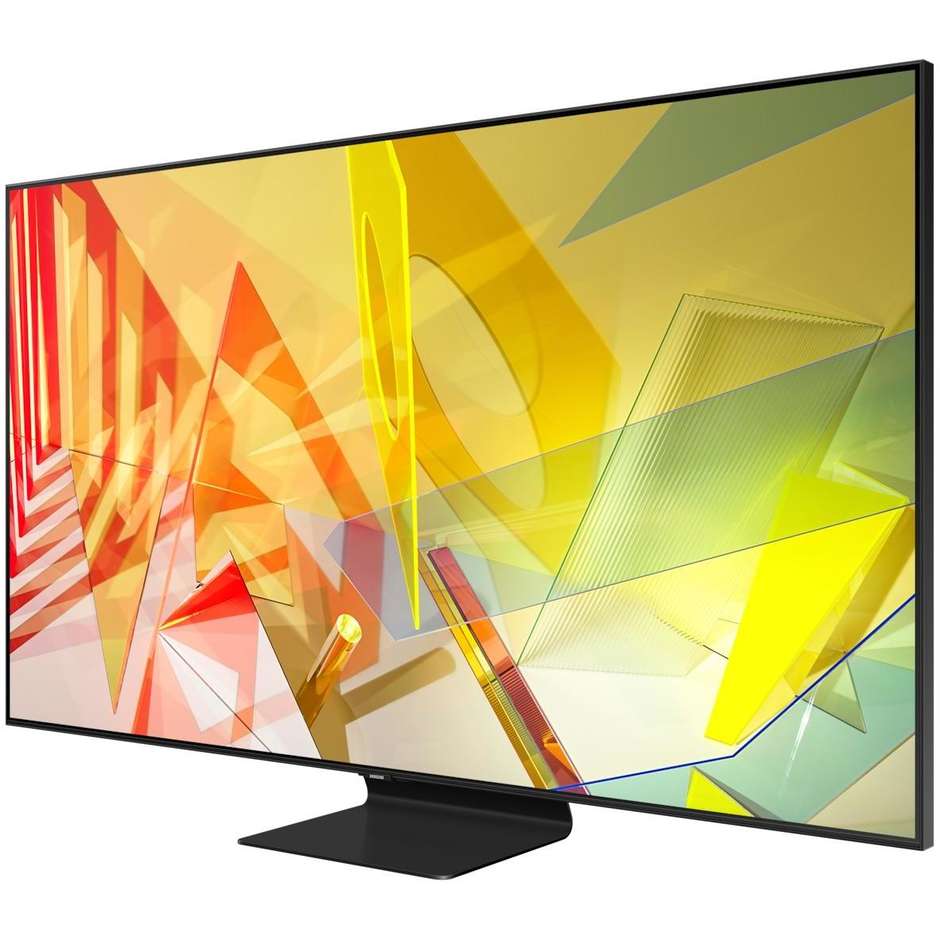 Samsung QE75Q90TATXZT Tv QLED 2020 75" 4K Ultra HD HDR 10+ Smart Tv Wifi classe B colore nero