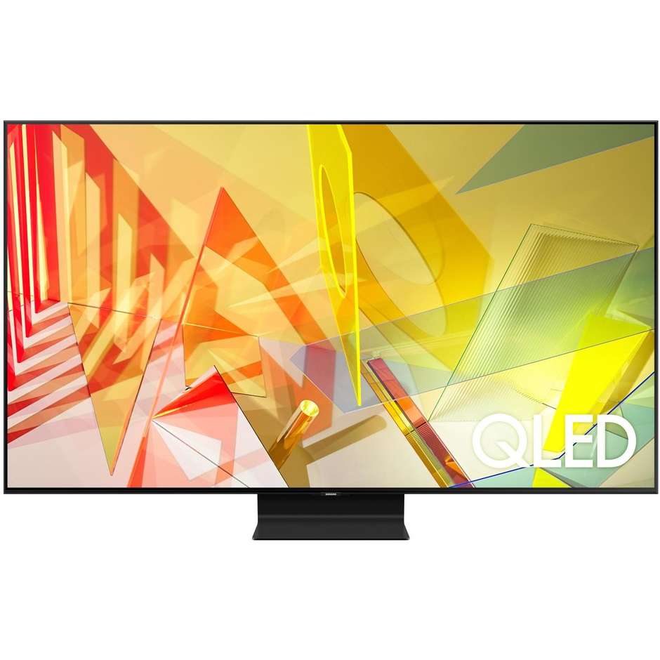 Samsung QE75Q90TATXZT Tv QLED 2020 75" 4K Ultra HD HDR 10+ Smart Tv Wifi classe B colore nero