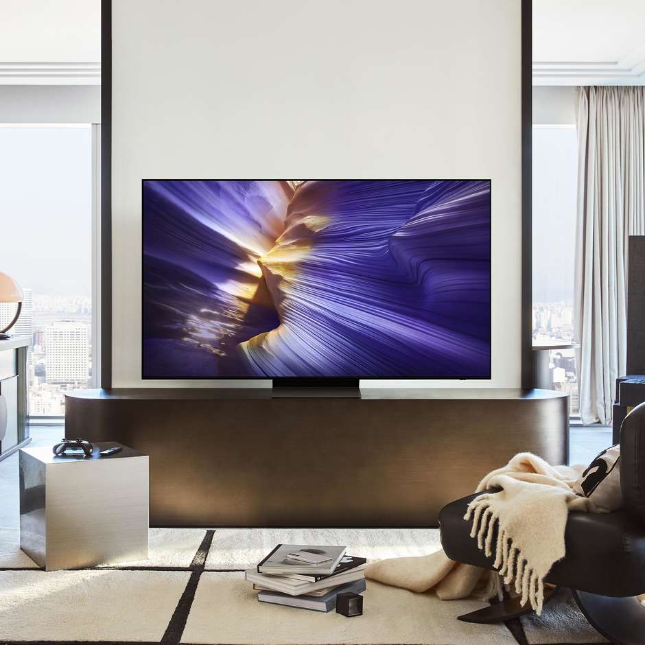 Samsung QE77S90FAEXZT Smart TV OLED 77" 4K Ultra HD Wi-Fi DVB-T2 Classe F Nero