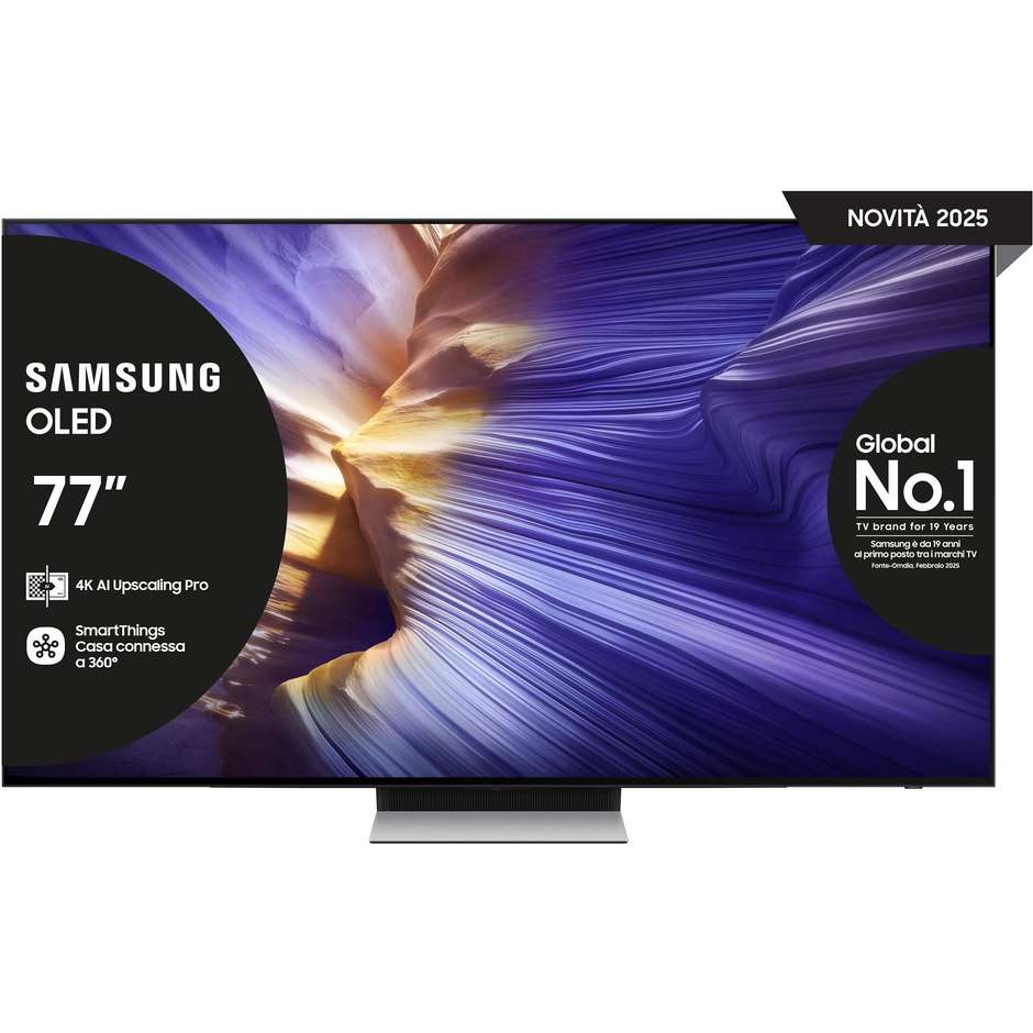 Samsung QE77S90FAEXZT TV OLED 77" 4K Ultra HD Smart TV Wi-Fi Classe F Colore Nero