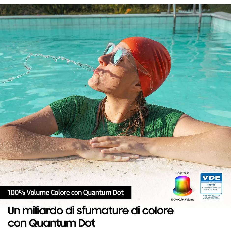 SAMSUNG QE85Q70DATXZT Smart TV 85" QLED 4K Ultra HD Tizen OS Colore Black