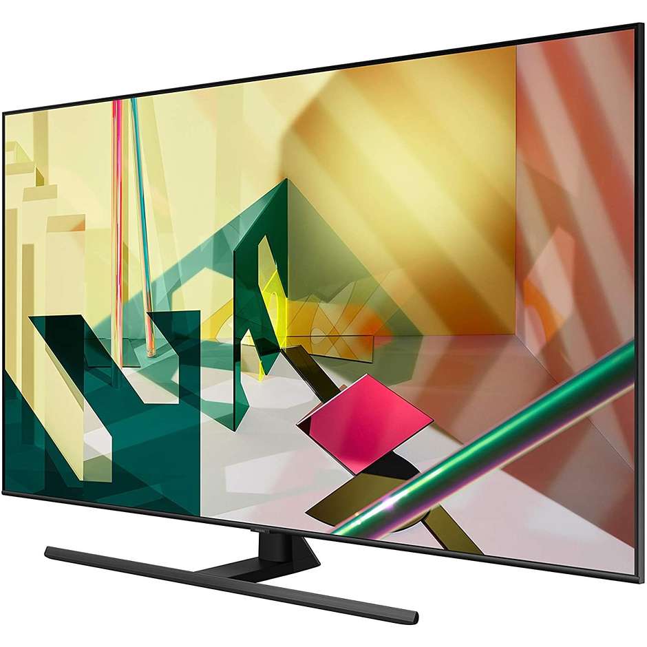 Samsung QE85Q70TATXZT Tv QLED 2020 85" 4K Ultra HD HDR Smart Tv Wifi classe A+ colore grigio
