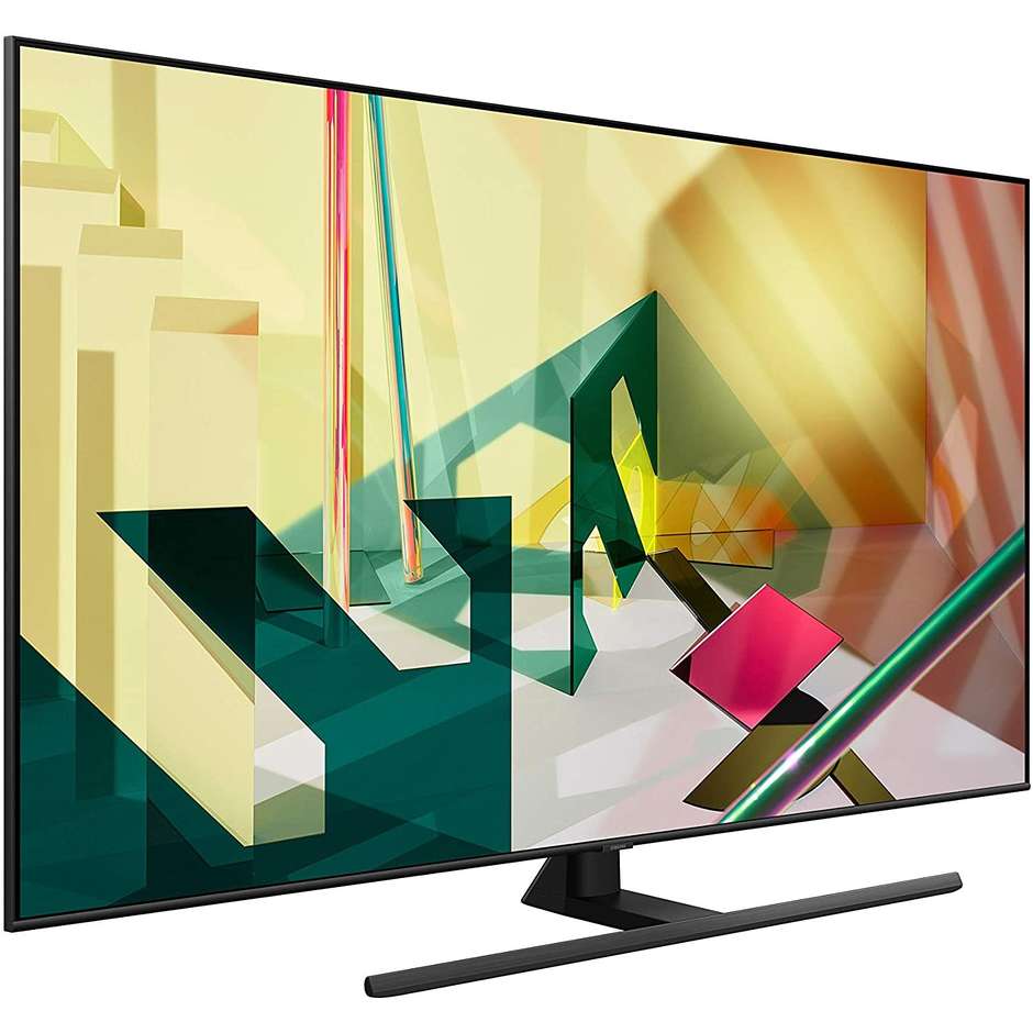 Samsung QE85Q70TATXZT Tv QLED 2020 85" 4K Ultra HD HDR Smart Tv Wifi classe A+ colore grigio