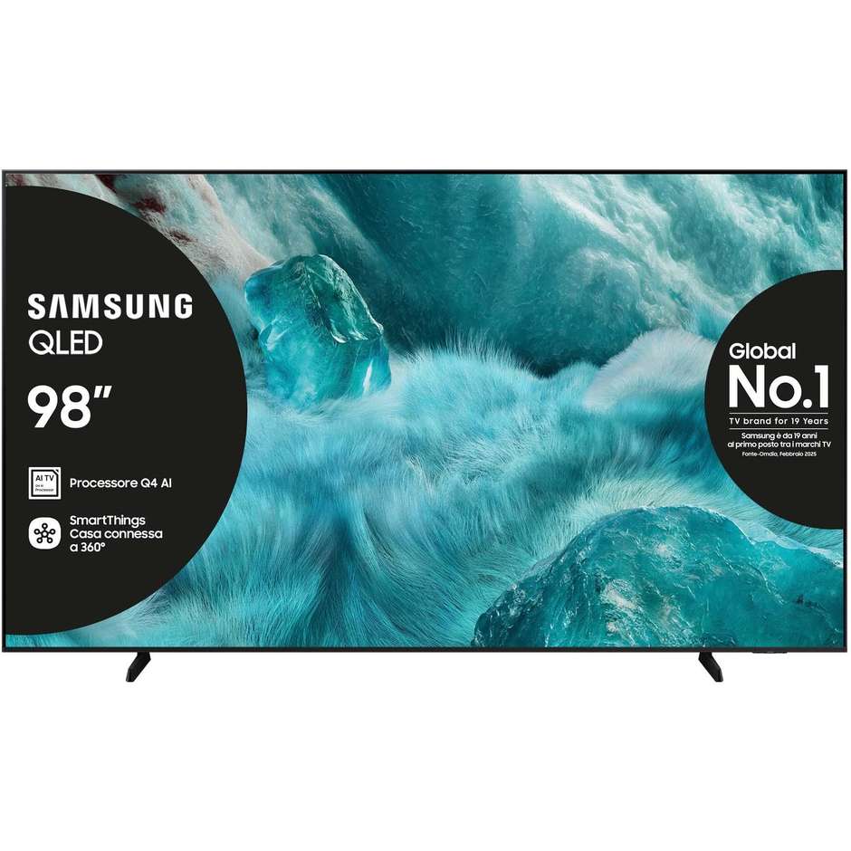 Samsung QE98Q7FAAUXZT TV QLED 98" 4K Vision AI Smart TV Tizen Nero