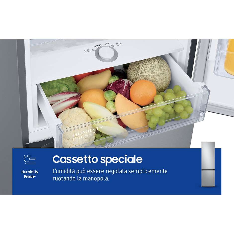 Samsung RB38C603DSA Frigorifero Combinato Capacita 390 Lt Wifi Classe D Colore Inox