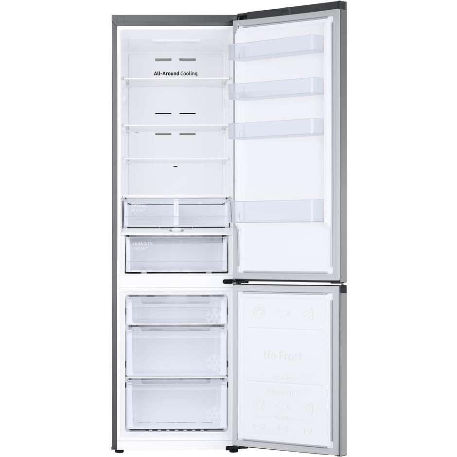 Samsung RB38C603DSA Frigorifero Combinato Capacita 390 Lt Wifi Classe D Colore Inox