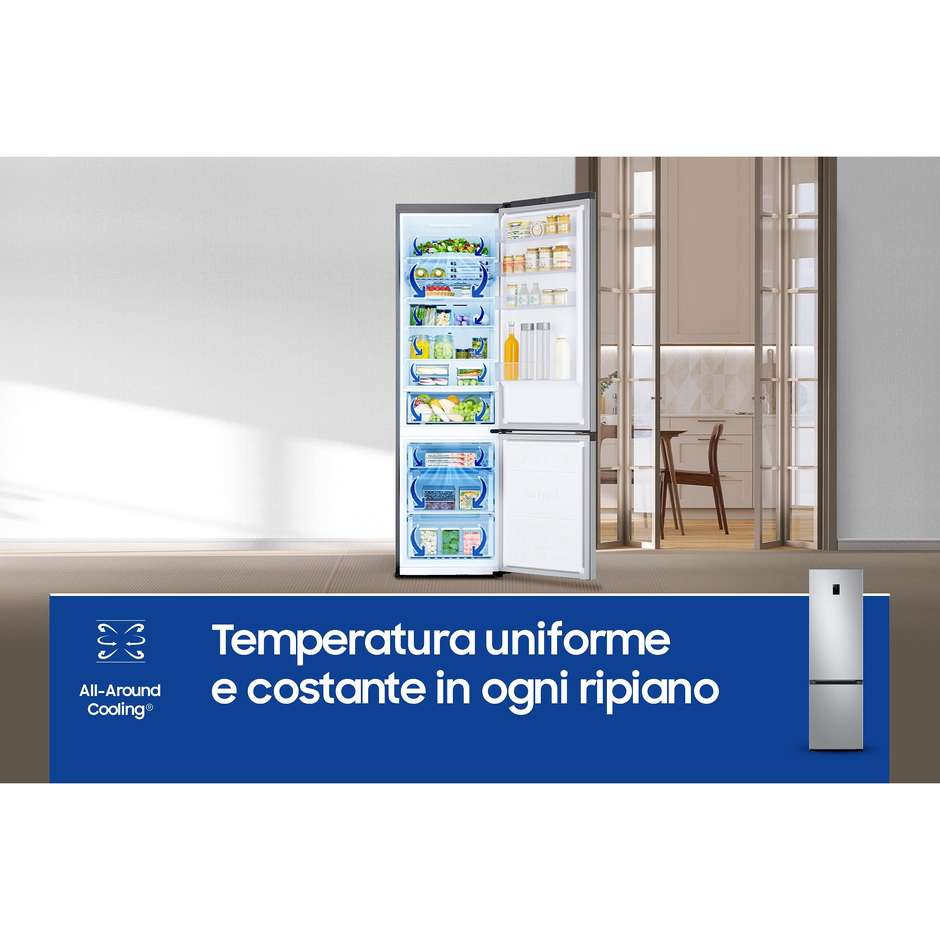 Samsung RB38C672CSA/EF frigorifero combinato No Frost 390 L, Wi-Fi, classe C