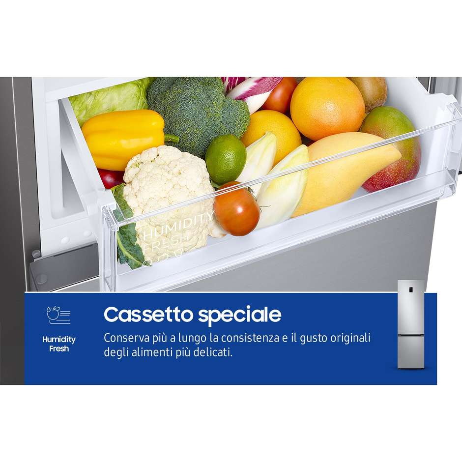 Samsung RB38C672CSA Frigorifero Combinato 390 Litri Classe C Acciaio Inox