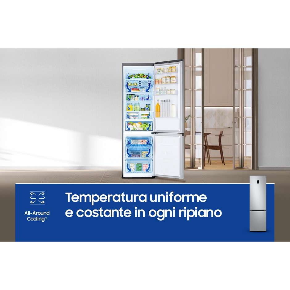 Samsung RB38C672CSA Frigorifero Combinato Capacita 390 Lt Classe C Colore Inox