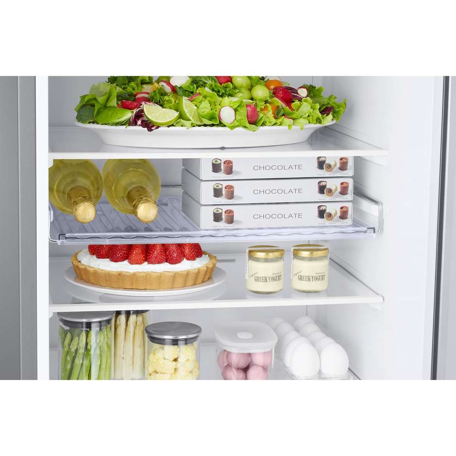 Samsung RB38C672CSA Frigorifero Combinato Optimal Fresh+ SpaceMax 390 L Classe C Metal Inox