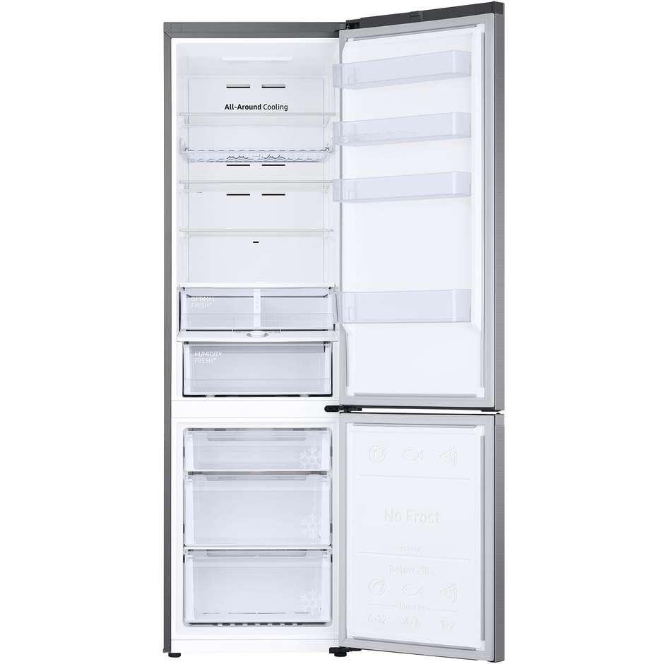 Samsung RB38C675CS9/EF EcoFlex AI frigorifero combinato No Frost, classe C, inox